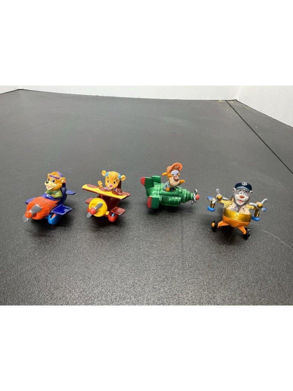 Disney TaleSpin 1989 Complete Set of 4 Airplane McDonalds Happy Meal Toys